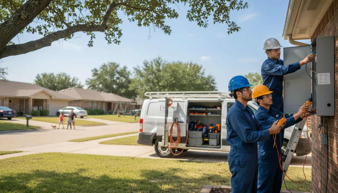 Certified electrician providing emergency electrical services in Lillian, AL
